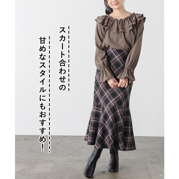 トップス ブラウス 長袖 | Honeys | 詳細画像5 