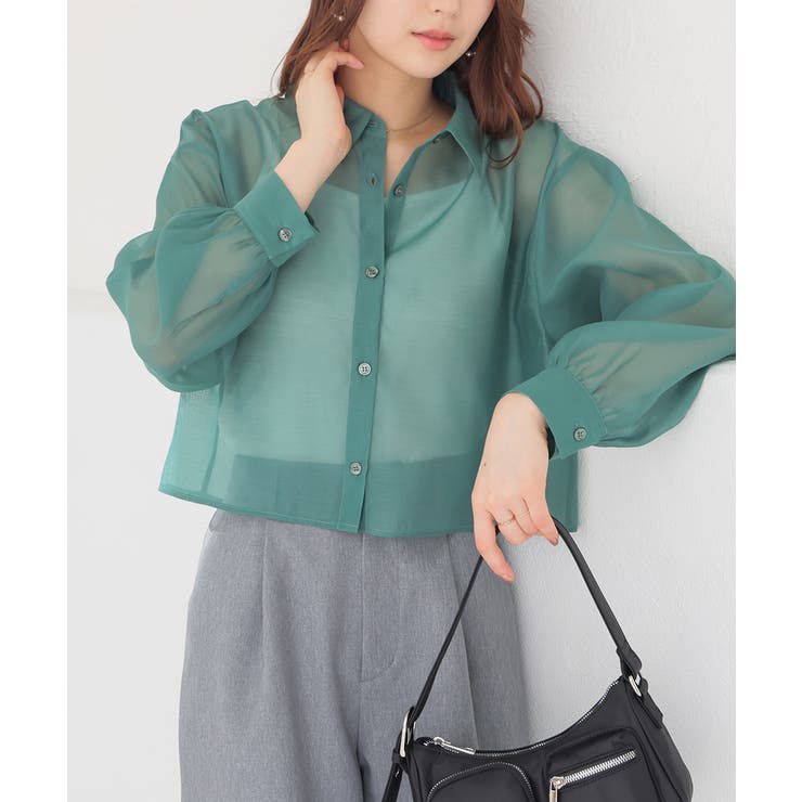 グリーン | トップス シャツ ブラウス | Honeys