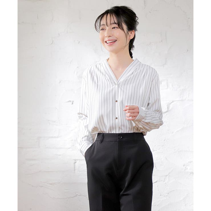 オフ×クロ | 【ハニーズ】トップス ブラウス 長袖 | Honeys