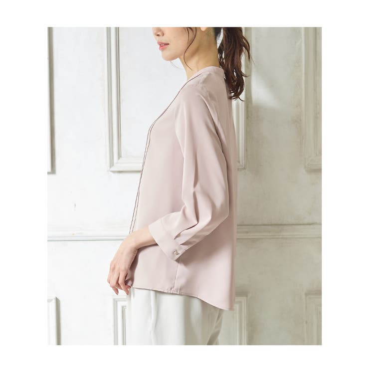 ブラウス レディース 半端袖 | Honeys | 詳細画像16 