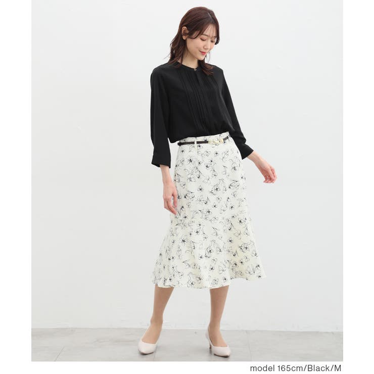 ブラウス レディース 半端袖 | Honeys | 詳細画像4 