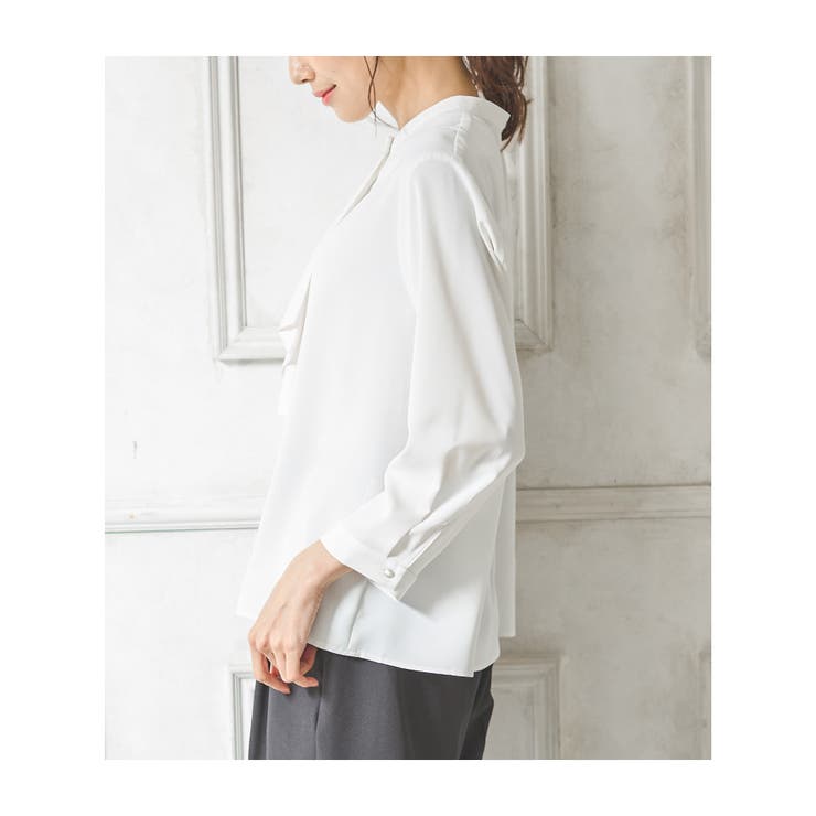 ブラウス レディース 半端袖 | Honeys | 詳細画像16 