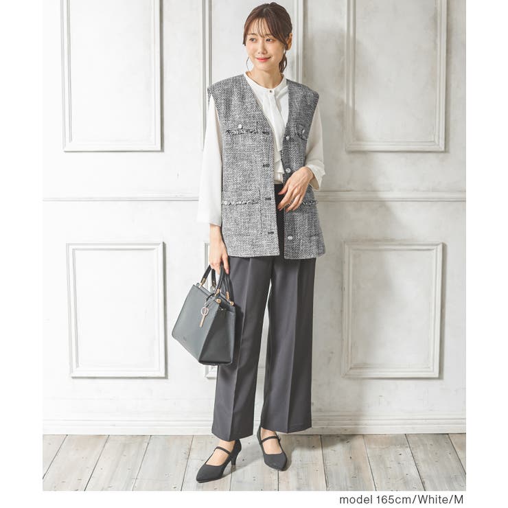 ブラウス レディース 半端袖 | Honeys | 詳細画像2 