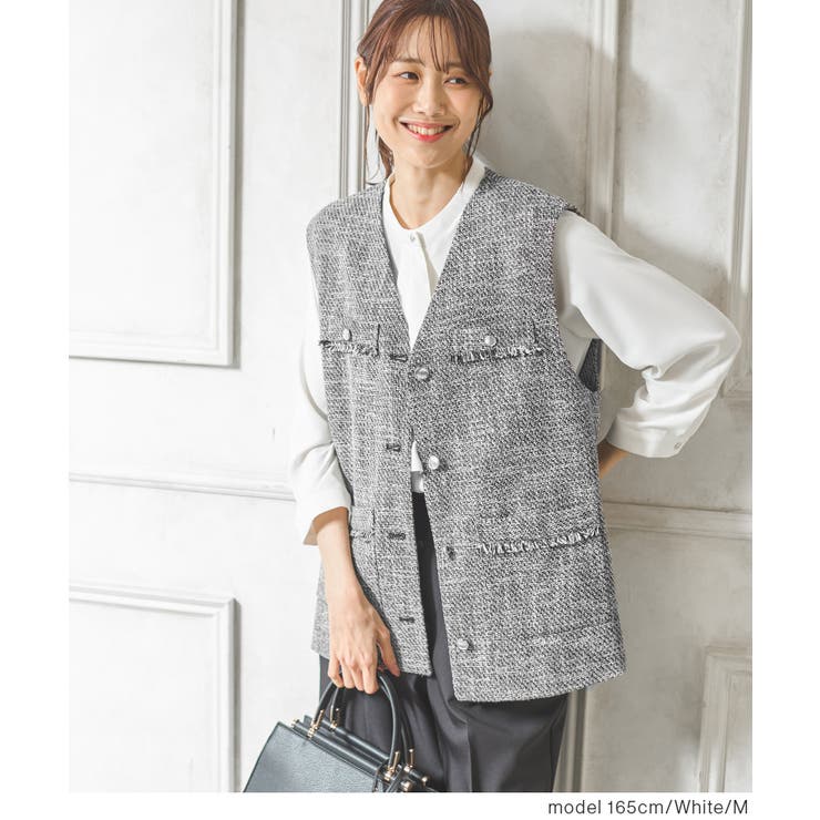 ブラウス レディース 半端袖 | Honeys | 詳細画像3 