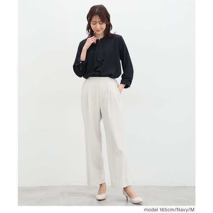 ブラウス レディース 半端袖 | Honeys | 詳細画像5 