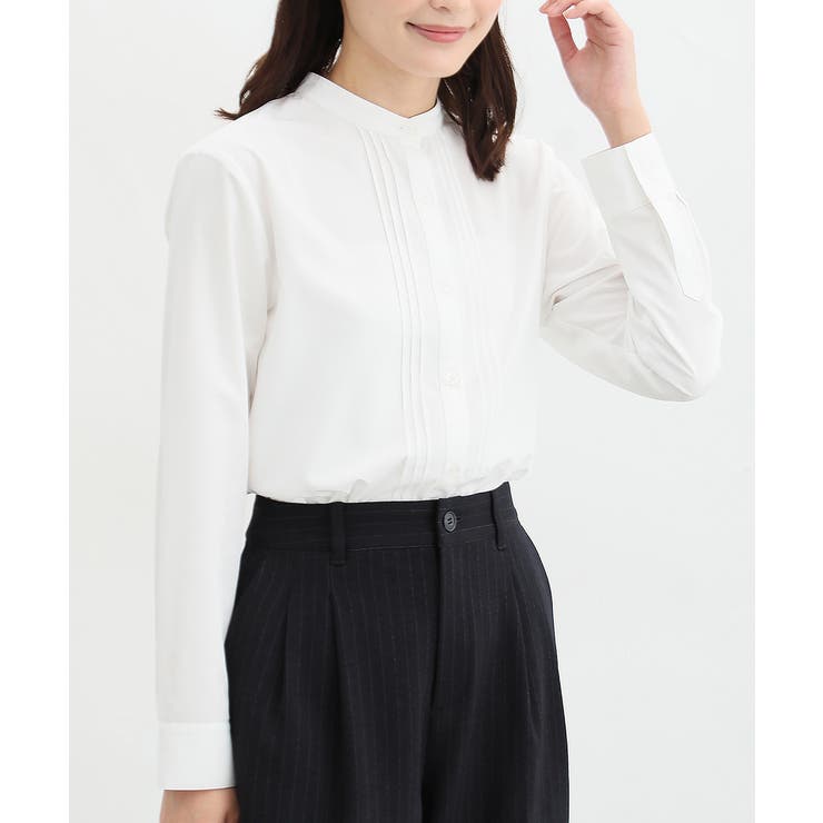 ホワイト | トップス ブラウス 長袖 | Honeys