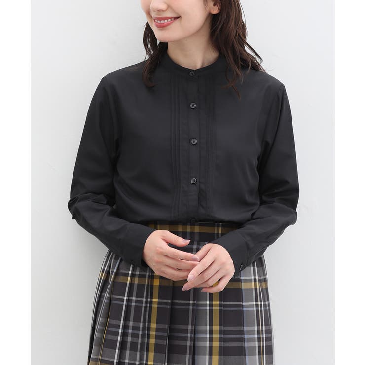 ブラック | トップス ブラウス 長袖 | Honeys