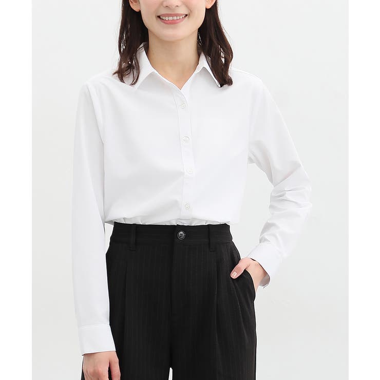 ホワイト | トップス ブラウス 長袖 | Honeys