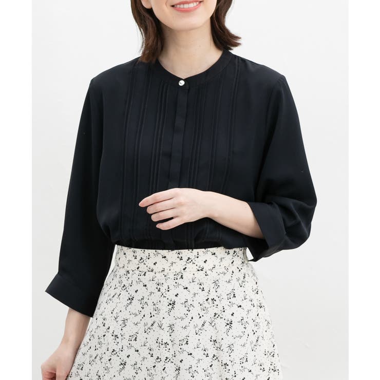 ネイビー | トップス ブラウス 大きいサイズ | Honeys