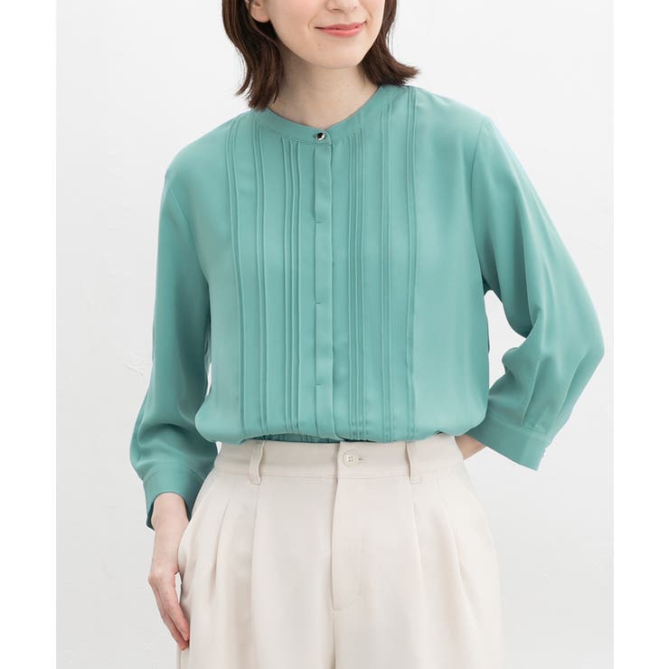 グリーン | トップス ブラウス 大きいサイズ | Honeys