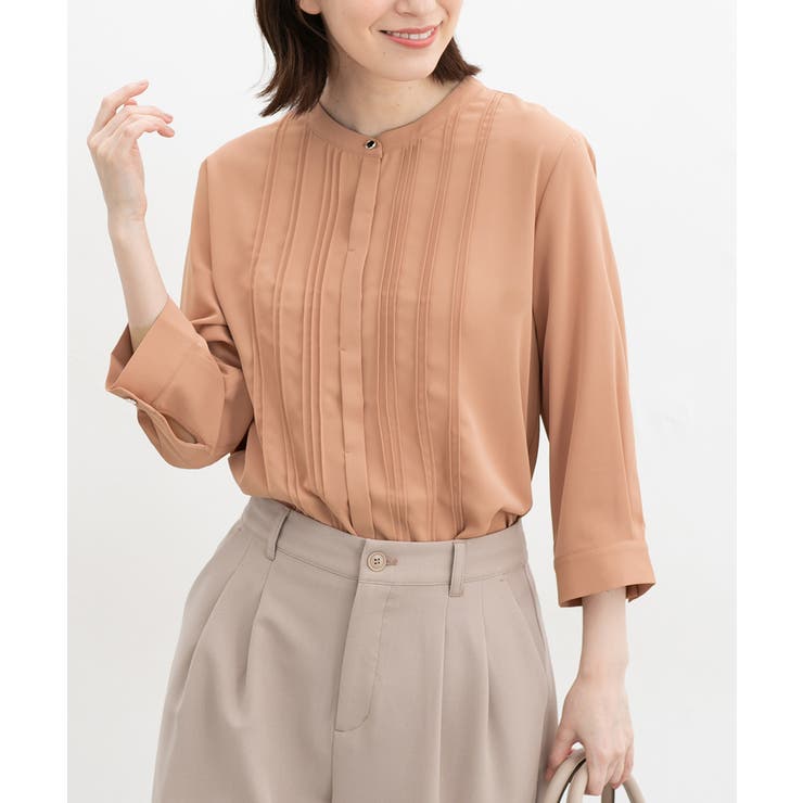 オレンジピンク | トップス ブラウス 大きいサイズ | Honeys