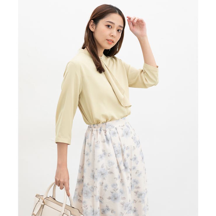 トップス ブラウス ボウタイブラウス | Honeys | 詳細画像4 