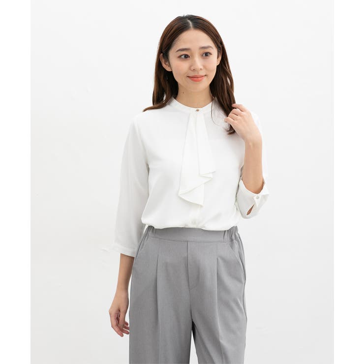 トップス ブラウス ボウタイブラウス | Honeys | 詳細画像7 