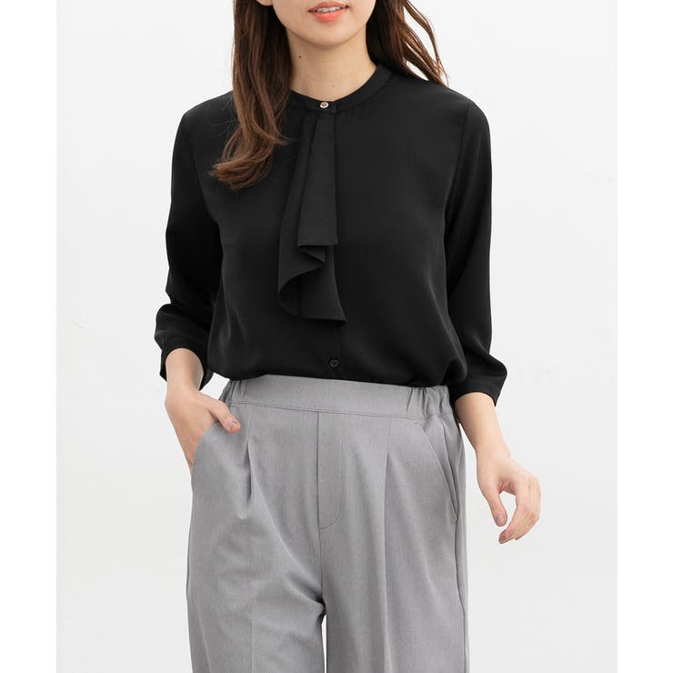 ブラック | トップス ブラウス ボウタイブラウス | Honeys