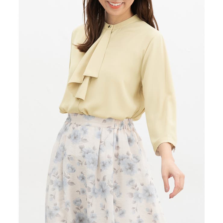 クリーム | トップス ブラウス ボウタイブラウス | Honeys