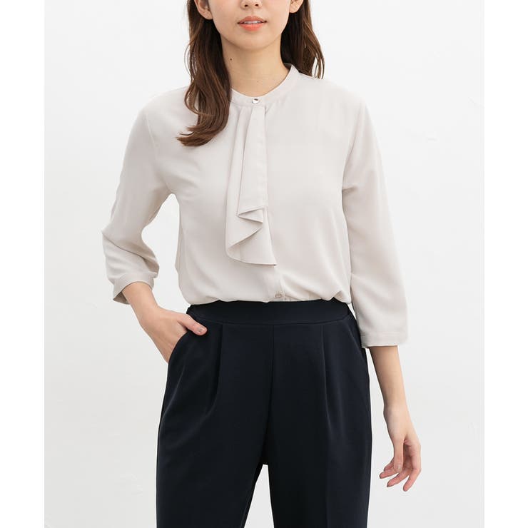 ライトグレー | トップス ブラウス ボウタイブラウス | Honeys