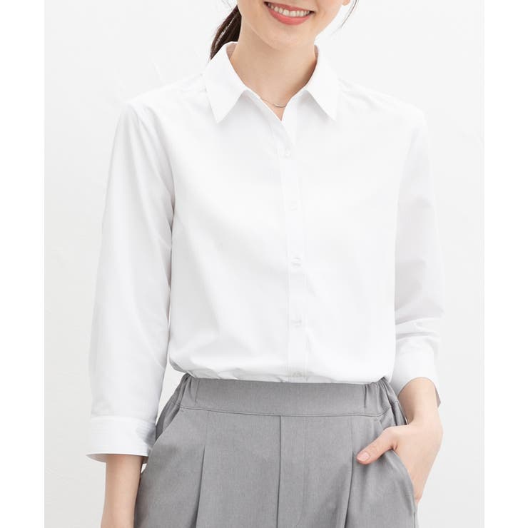 ホワイト | トップス スキッパーシャツ シャツ | Honeys