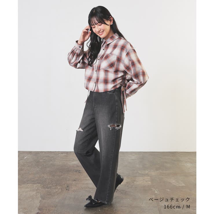 トップス シャツ ドロストシャツ | Honeys | 詳細画像7 