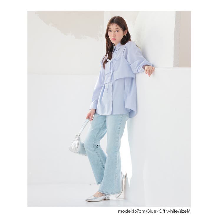 トップス シャツ 長袖 | Honeys | 詳細画像9 