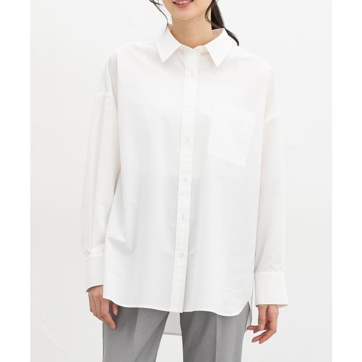 ホワイト | トップス シャツ チュニックシャツ | Honeys