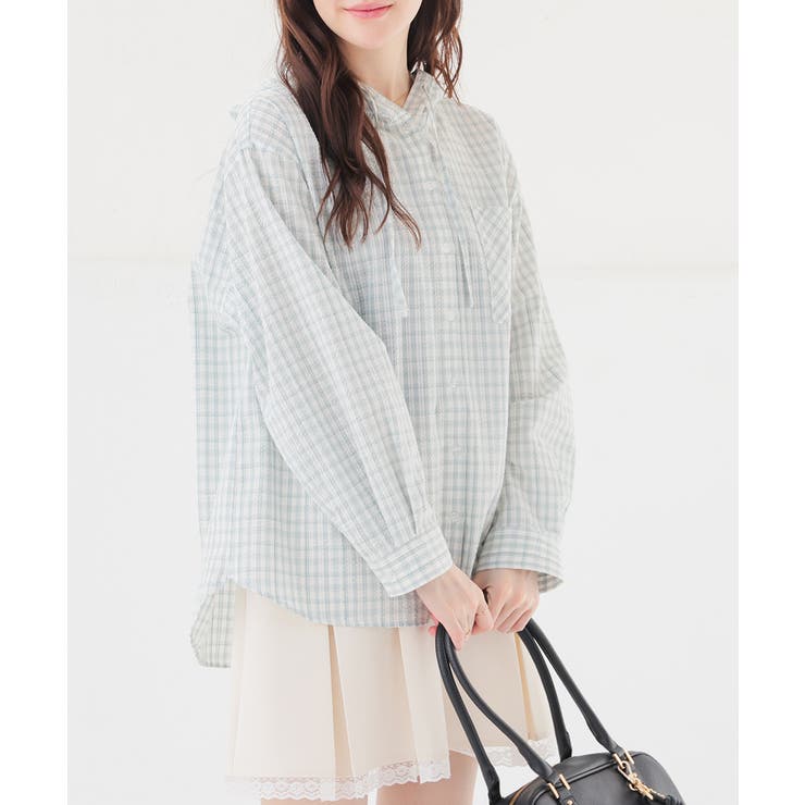 ミントチェック | トップス シャツ ブラウス | Honeys