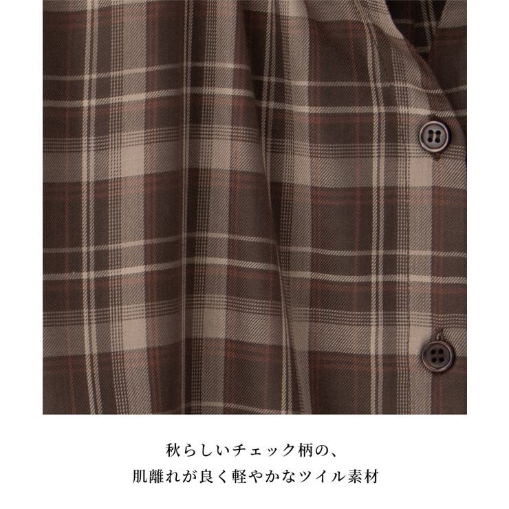 トップス ブラウス 長袖 | Honeys | 詳細画像3 