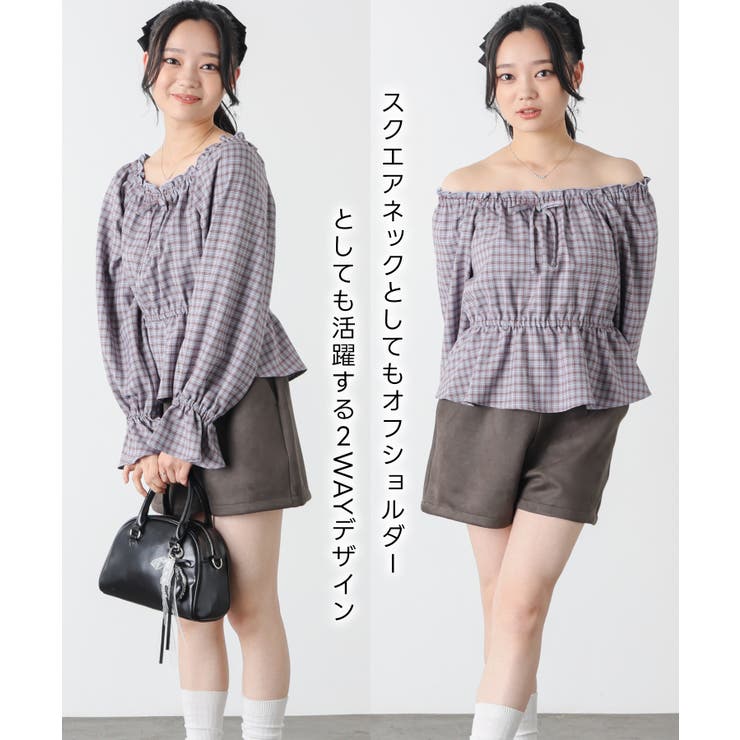 トップス ブラウス 長袖 | Honeys | 詳細画像2 