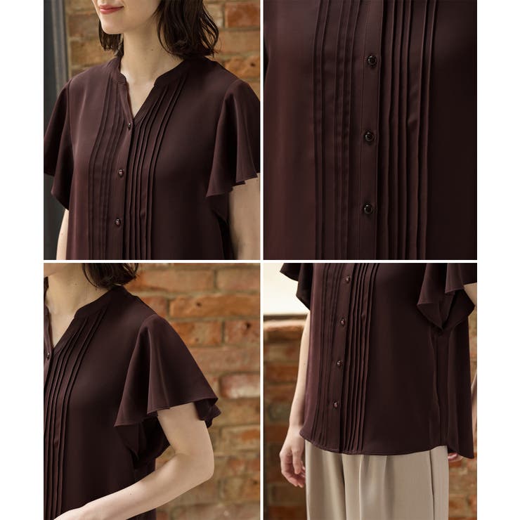 トップス ブラウス 半袖[品番：HNSW0011128]｜Honeys（ハニーズ）の