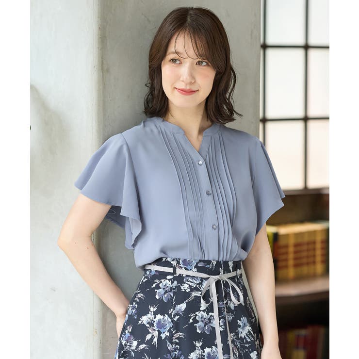 HONEY MI HONEY◆半袖ブラウス/FREE/コットン/GRN/総柄/19S-VG-08 トップス ブラウス 半袖[品番：HNSW0010857]｜Honeys（ハニーズ