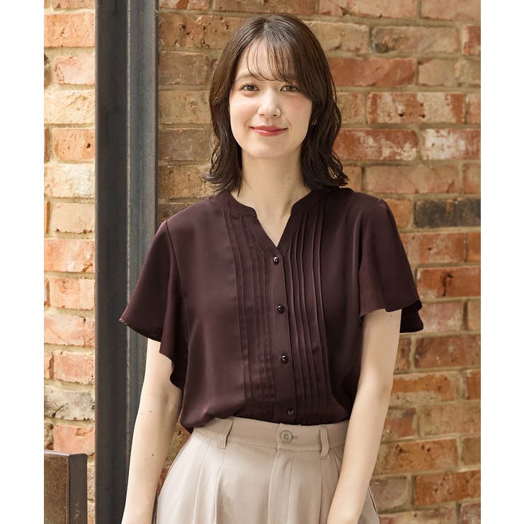 HONEY MI HONEY◆半袖ブラウス/FREE/コットン/GRN/総柄/19S-VG-08 ハニーズ Honeys 小花柄ラメ刺繍ブラセット 下着 アンダーウェア