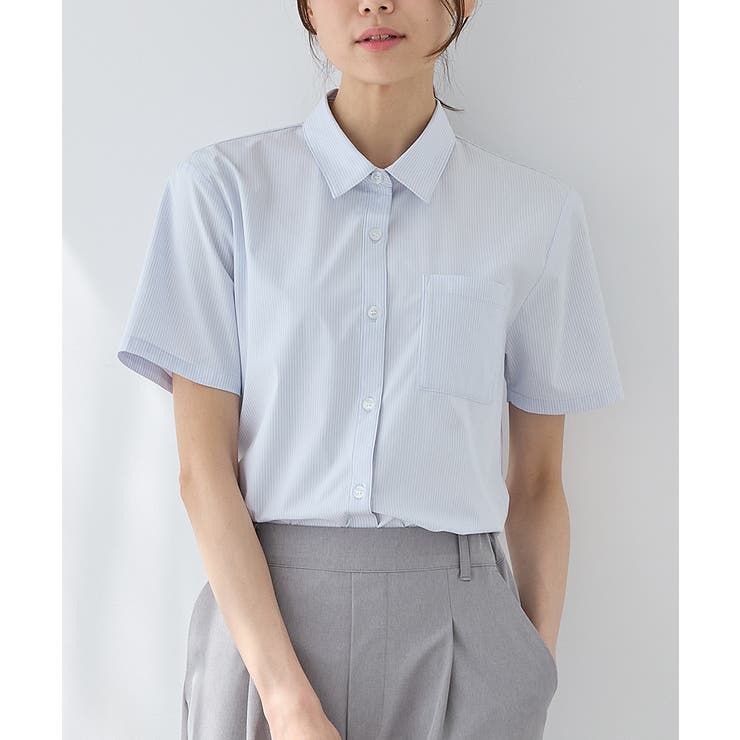 サックス×オフ | トップス シャツ ブラウス | Honeys