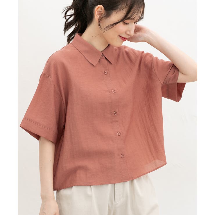 オレンジピンク | トップス シャツ ブラウス | Honeys