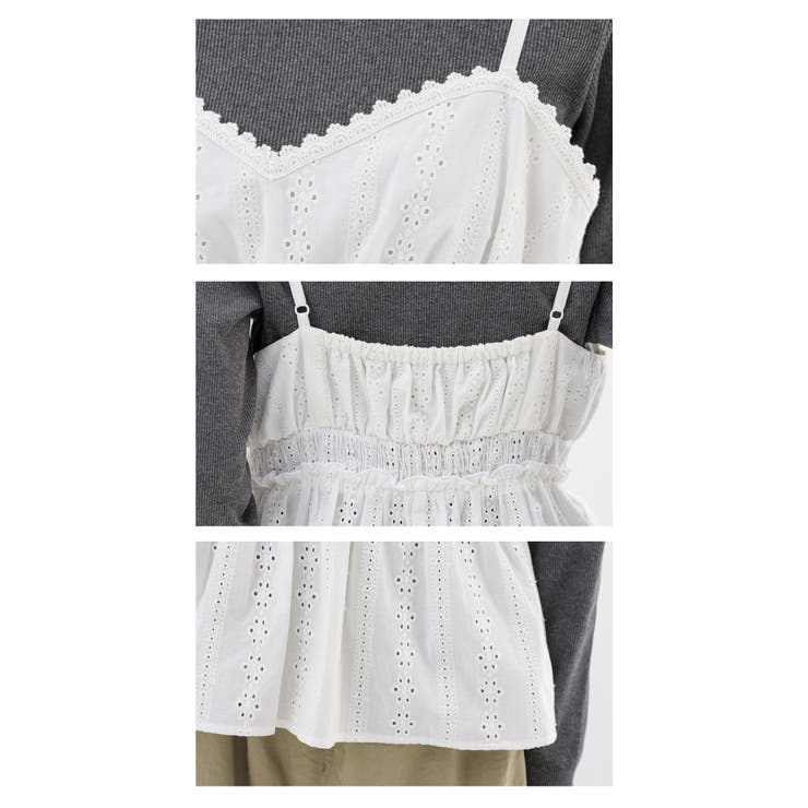 トップス ブラウス ノースリーブ | Honeys | 詳細画像8 