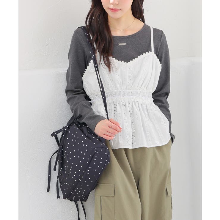 ホワイト | トップス ブラウス ノースリーブ | Honeys