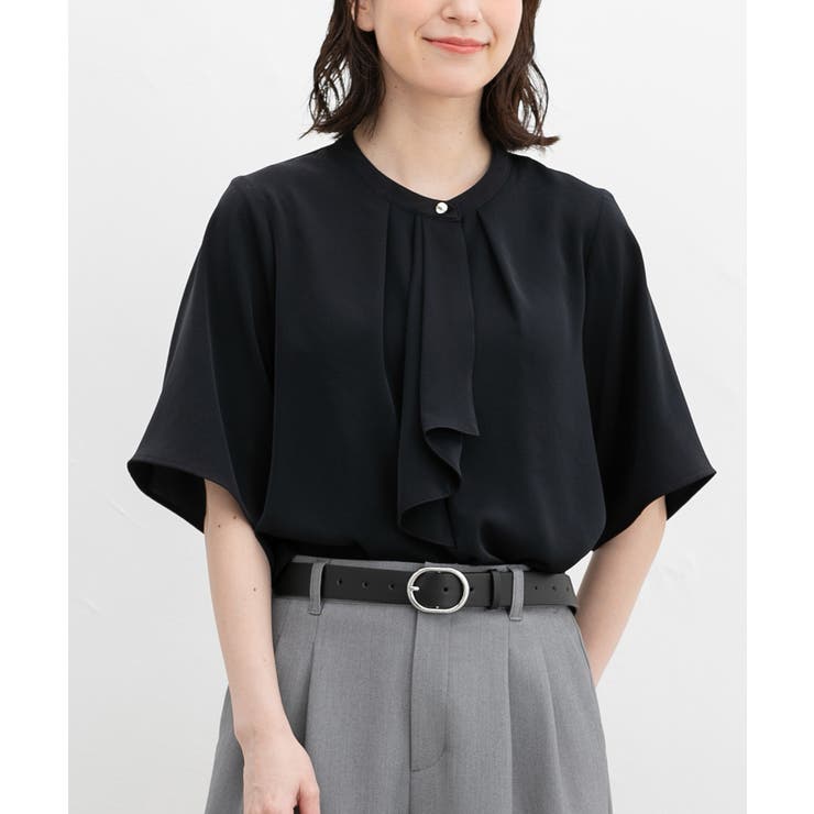 ebony ブラウス ≪SALE≫たおしピンタックフリルブラウス – HEART MARKET