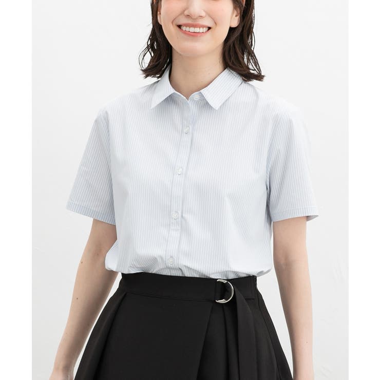 サックス×オフ | トップス シャツ ブラウス | Honeys