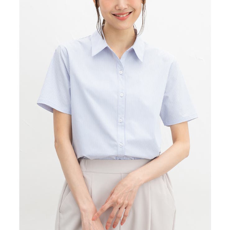 ハニーフラット❤️ トップス シャツ スキッパーシャツ[品番：HNSW0010826]｜Honeys