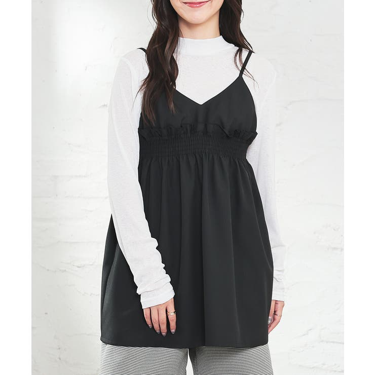 ブラック | トップス ブラウス ノースリーブ | Honeys