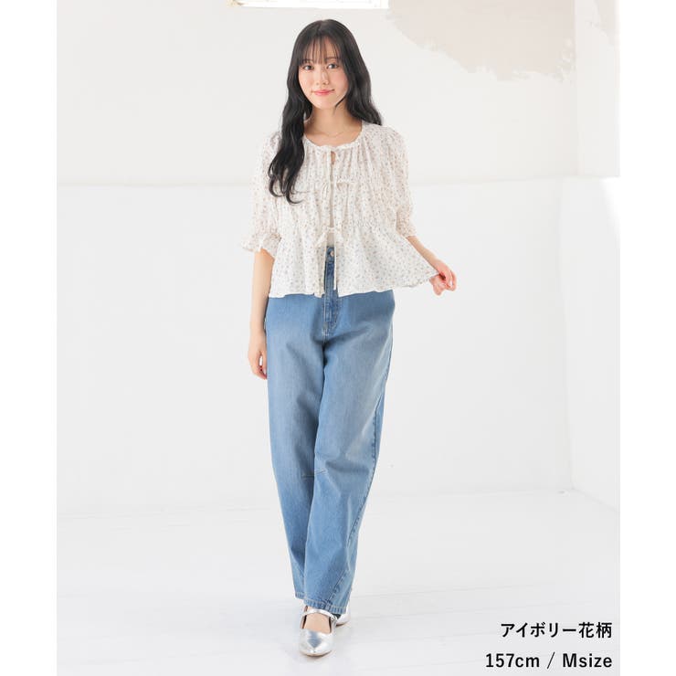 トップス ブラウス リボン付き | Honeys | 詳細画像9 