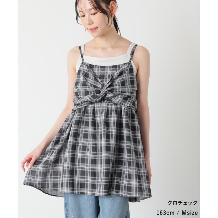 トップス ブラウス ノースリーブ | Honeys | 詳細画像3 
