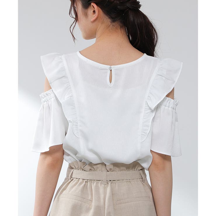 トップス ブラウス 半袖 | Honeys | 詳細画像4 