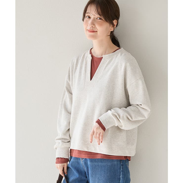 オートミール | トップス スウェット 長袖 | Honeys