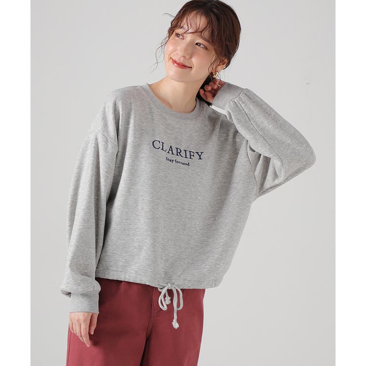 トップス スウェット トレーナー[品番：HNSW0006449]｜Honeys（ハニーズ）のレディース ファッション通販｜SHOPLIST（ショップリスト）