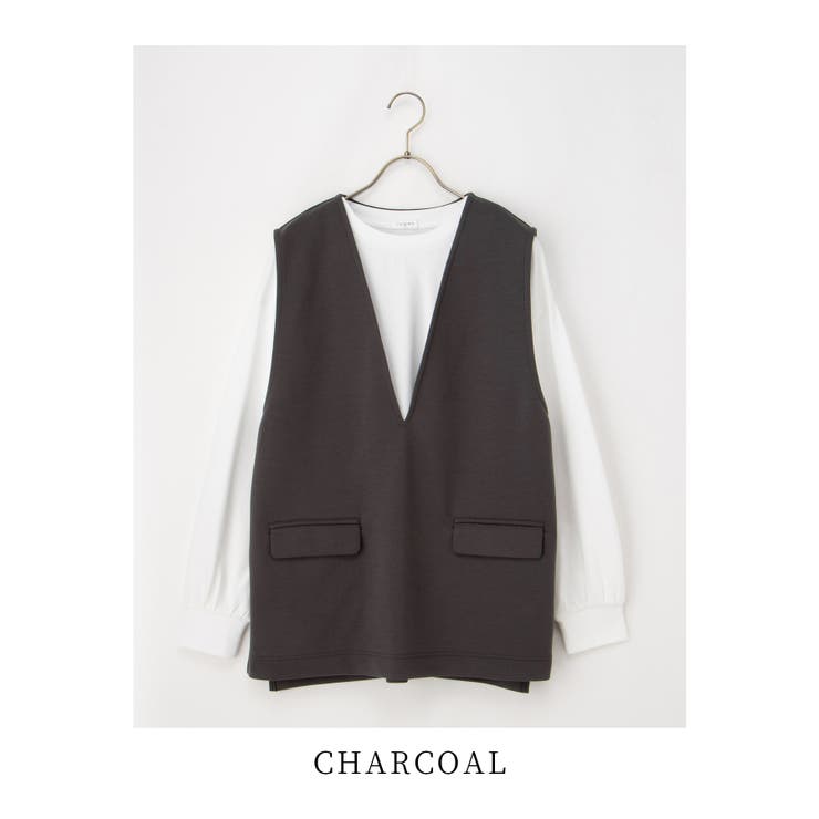 トップス カットソー ノースリーブ | Honeys | 詳細画像16 