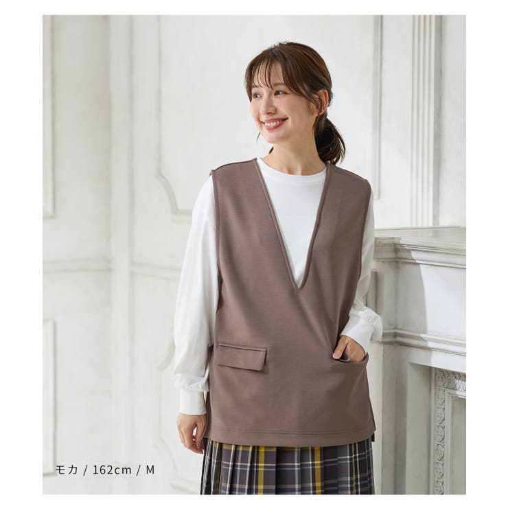 トップス カットソー ノースリーブ | Honeys | 詳細画像3 