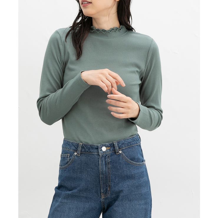 グリーン | トップス カットソー 長袖 | Honeys