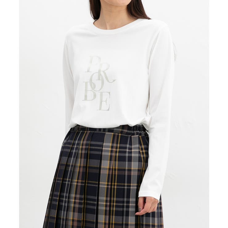 オフ×ゴールド | トップス カットソー 長袖 | Honeys