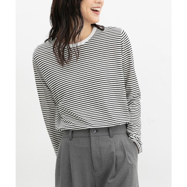 オフ×クロ | トップス カットソー 長袖 | Honeys