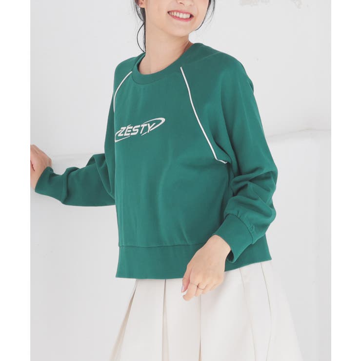 グリーン | トップス スウェット 長袖 | Honeys