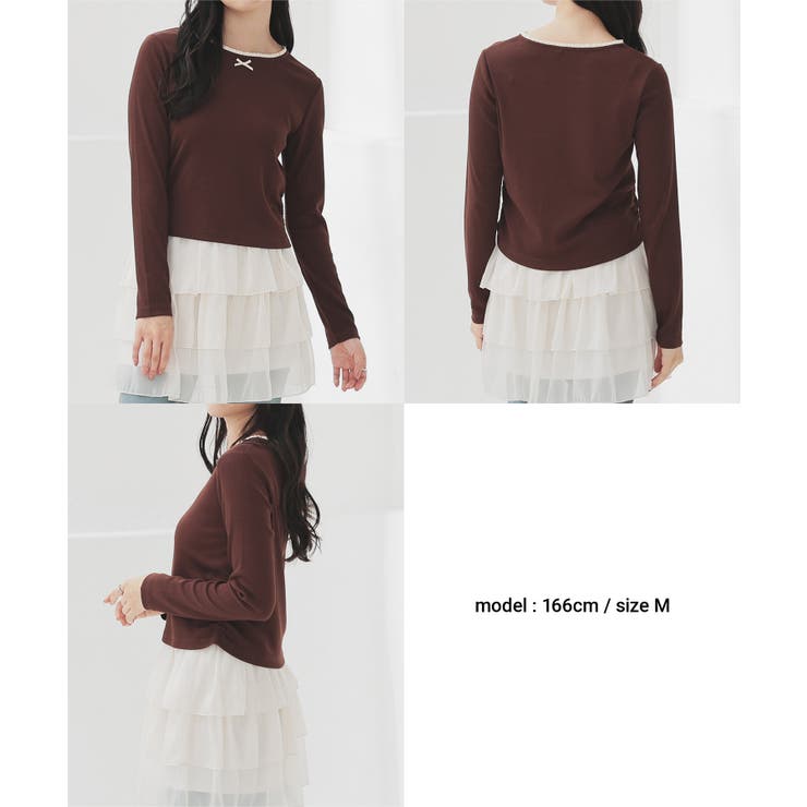 トップス カットソー 長袖 | Honeys | 詳細画像10 